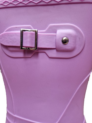 Womens Short Festival Wellies Boots Calf Rain Waterproof Ladies Size UK3-9 - Picture 27 of 57