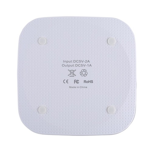 Universal Wireless Charger for iPhone / Air Pods / Samsung / etc (White) - Picture 4 of 5