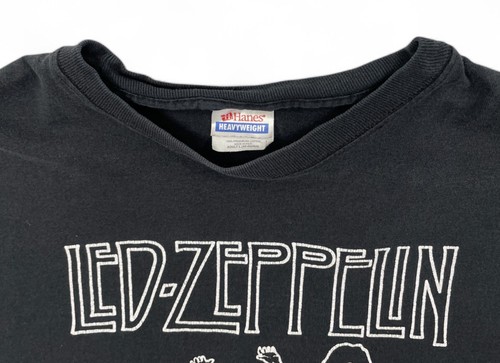 2003 Led Zeppelin United States Of America 1977 Tour T Shirt Hanes Size Large L - Picture 3 of 6