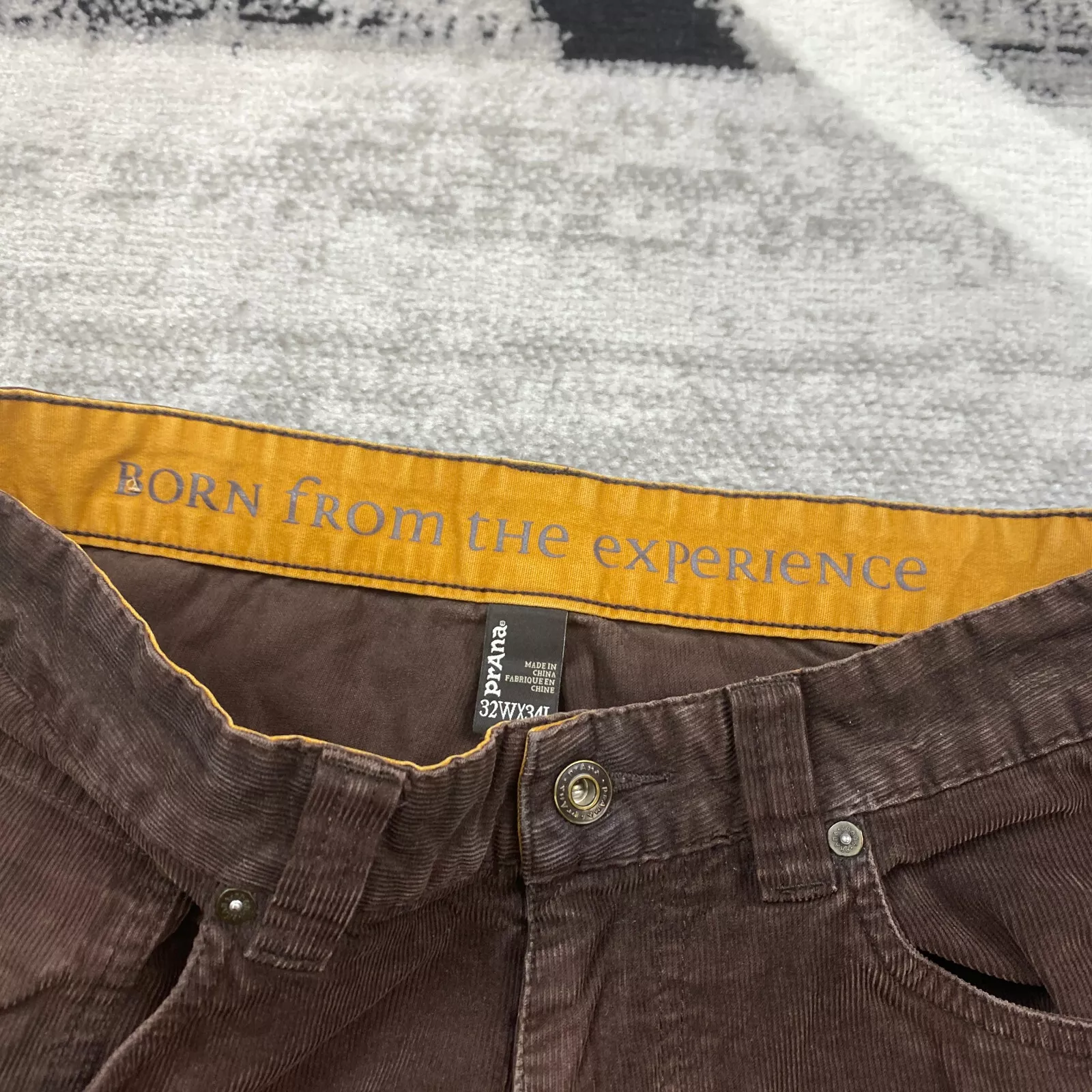 prana corduroy chino camping preppy casual hiker pants