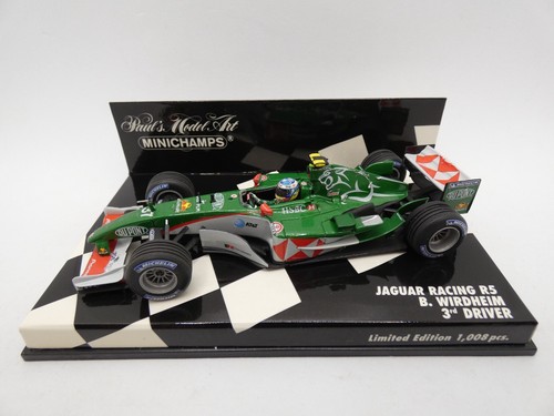 Jaguar Racing R5 Bjorn Wirdheim #37 3rd Driver 2004 1/43 Minichamps F1 Rare