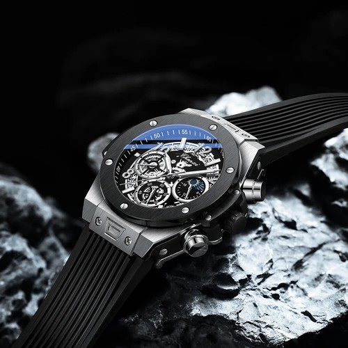 CHENXI Men Watch Gold Case Chronograph Wristwatch Brand Male Quartz Watches - Picture 10 of 18