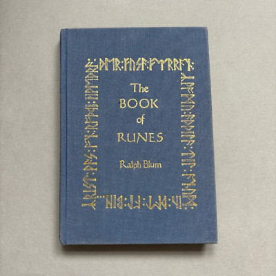 The Book of Runes by Ralph Blum 1987 Third Edition Ancient Oracle Vikings Runes
