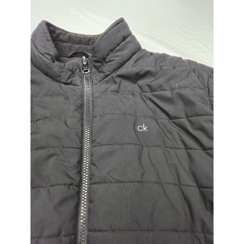 Calvin Klein Quilted Puffer Jacket Full Zip Lightweight Winter Coat Women's XL - Picture 3 of 8