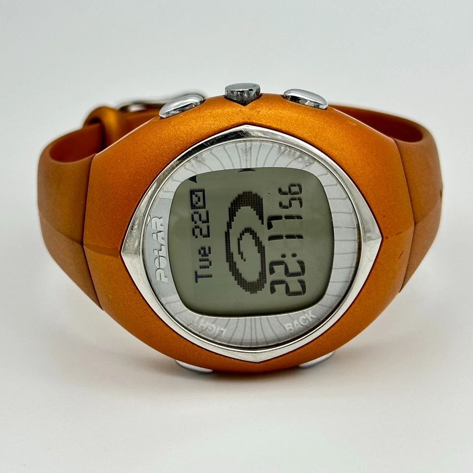 Reloj Digital Deportivo/Fitness Unisex POLAR F11 - Naranja - Batería Nueva - Solo Reloj Foto 3 de 4