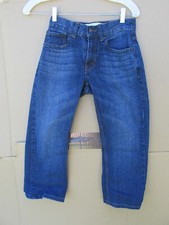 Levi's 505 Straight Blue Denim Jeans Boys 12 Slim 24x26