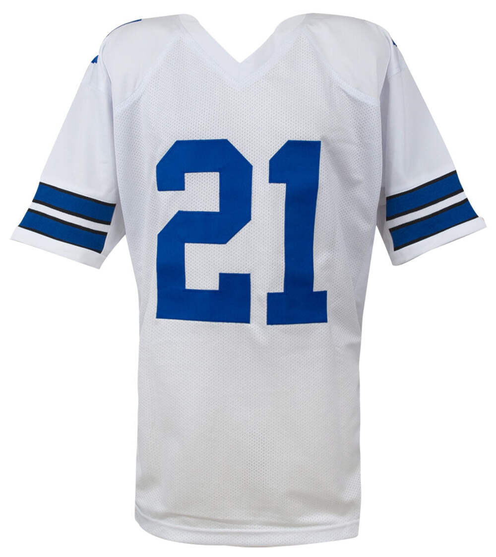 Ezekiel Elliott Signed White Custom Football Jersey Beckett eBay