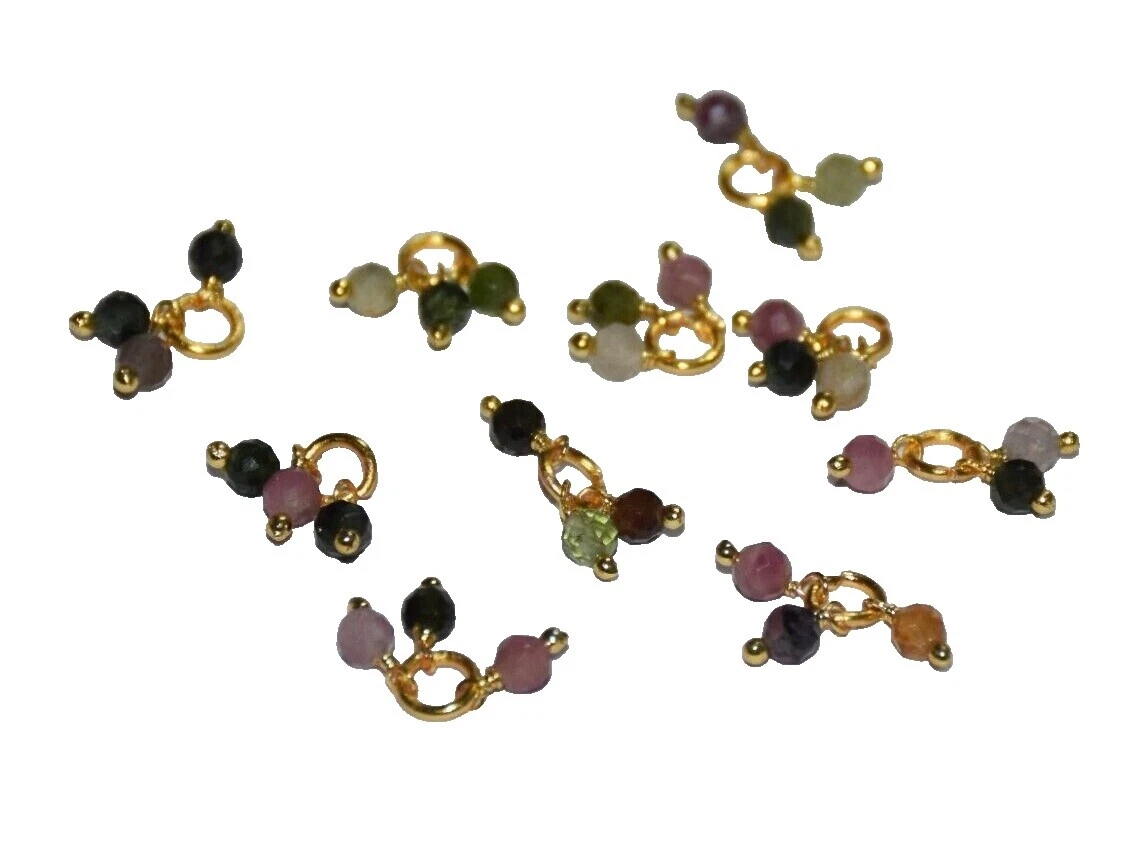 Cuentas Para Fabricación de Joyas de Oro Multicolor