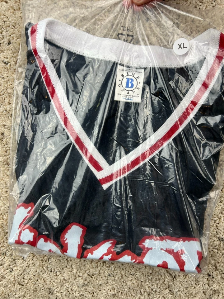 VTG NOS SLIPKNOT JERSEY XL DEADSTOCK 1999 MAGGOT CORPS MADE USA BLUE GRAPE - Image 3 of 4