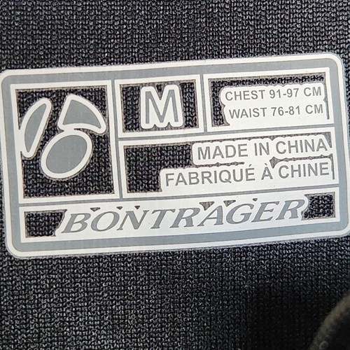 Bontrager Size M Cycling Shirt Black Pockets Polyester SSR Model 8715 1/2 Zip - Picture 9 of 14