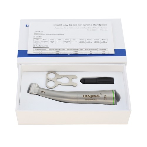 Dental Endo Handpiece Mini Head 8:1 16:1 Contra Angle Fiber Optic Fit Dentsply - Picture 58 of 68