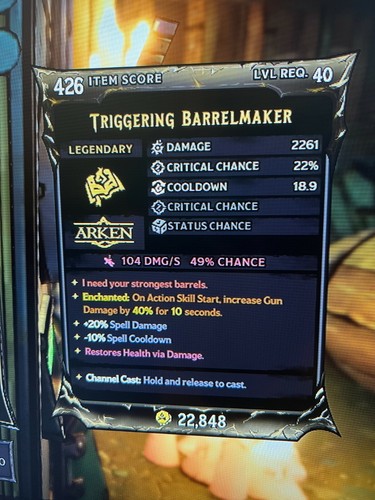 PS/XBOX/PC Tiny Tina's Wonderlands LEVEL 40 LEGENDÄRE ZAUBER - Bild 17 von 37