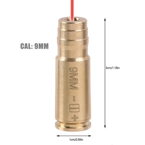 Laser Bore Sight 8MM/9MM/223 REM/308/7.62/12GA/38/20GA Red Cartridge boresighter - Picture 31 of 48