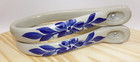 Williamsburg Pottery Factory Curtain Tie Backs Holders Blue Design - Set of 2