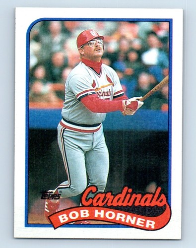1989 Topps Bob Horner St. Louis Cardinals #510