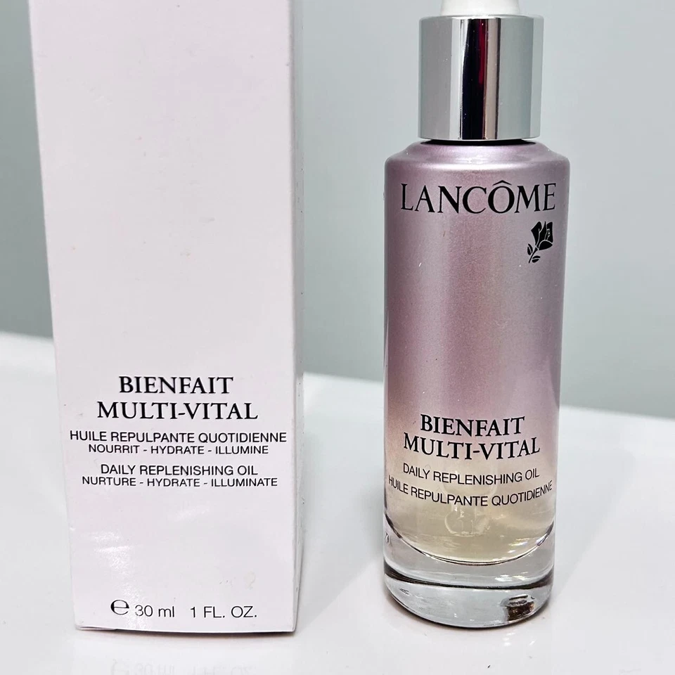 Nuevo aceite de reposición diaria multivital Lancome Bienfait tamaño completo 30 ml/1 oz Foto 2 de 4
