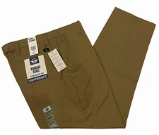 Mens Dockers Straight Workday Khaki Stretch Pants 36X30 Lightweight Dark Wheat