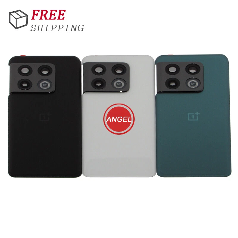 Tampa traseira de vidro bateria porta traseira + tampa de lente de câmera para One Plus+ 1+10 Pro - Imagem 4 de 4