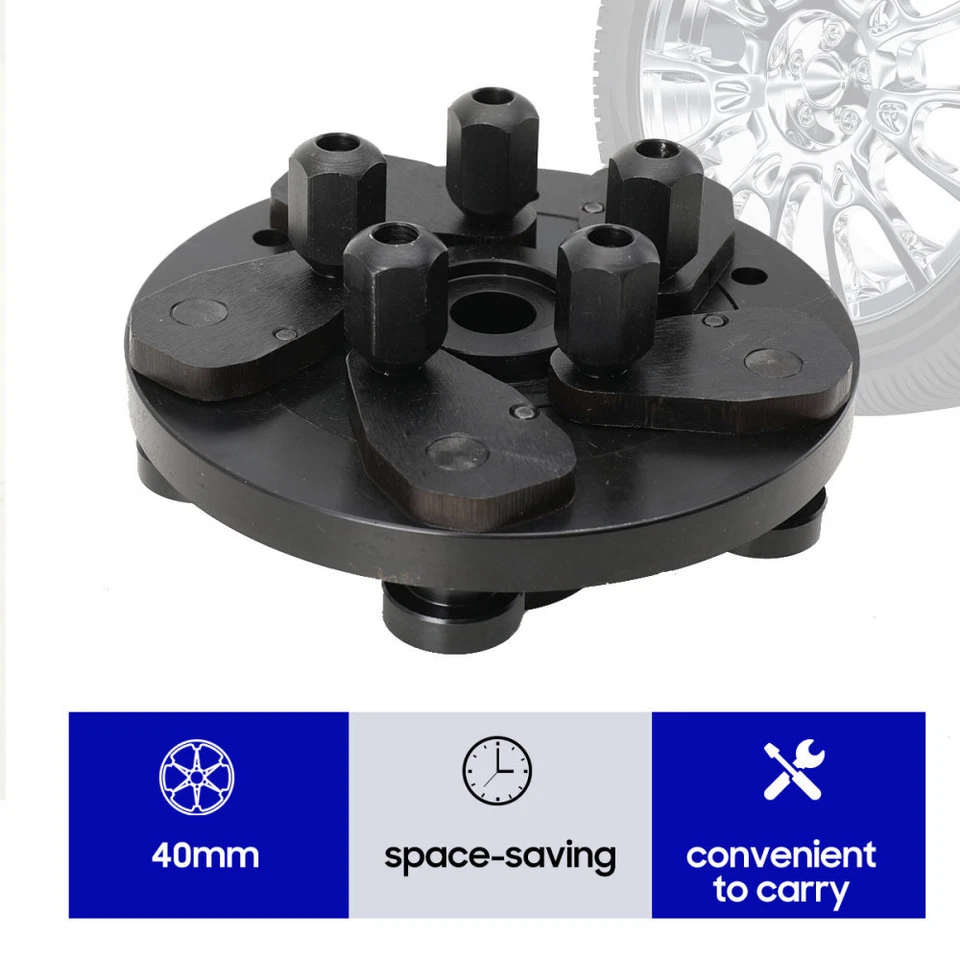 Universal Tire Adapter Finger Plate Wheel Balancer fit for 40mm Shaft Diameter - Image 2 of 4