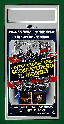 L48 LOCANDINA I DIECI GIORNI CHE SCONVOLSERO IL MONDO FRANCO NERO SYDNE ROME - Zdjęcie 1 z 1