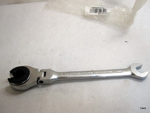 Ratchet Open End Flare Nut Wrench Chrome Vanadium Steel Silver 11mm - Picture 4 of 10