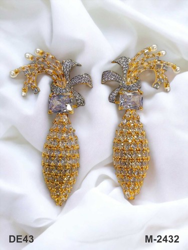 NEW Indian Jewellery Earring Women Traditional Bollywood Style Wedding Ethnic AD - Picture 37 of 61