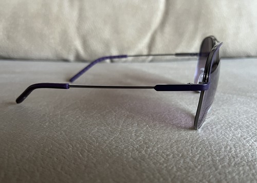 New Cole Haan CH7067 505 Plum Women’s Sunglasses Aviator Full Rim 58-13-135 - Picture 3 of 3