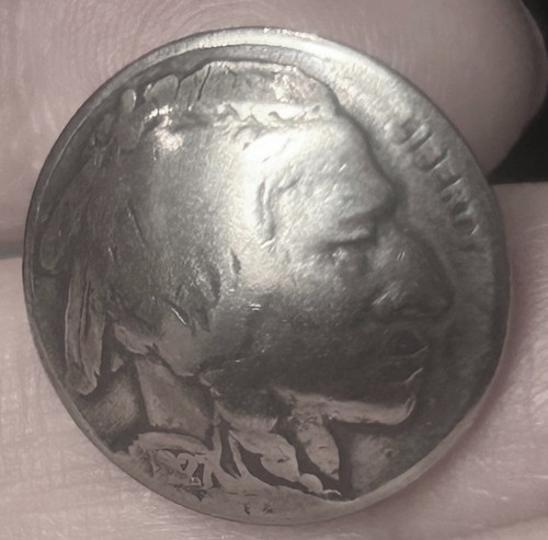 buttons Indian Head nickel 7/8" 1pc made in USA - Picture 4 of 5