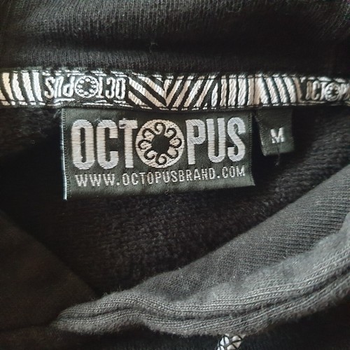MAGNIFICA FELPA CON CAPPUCCIO ORIGINALE OCTOPUS TAGLIA M USATA IN OTTIMO STATO - Imagen 6 de 9