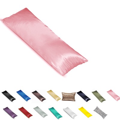 Silky Satin Body Pillowcase For 51x140cm Full Length Body