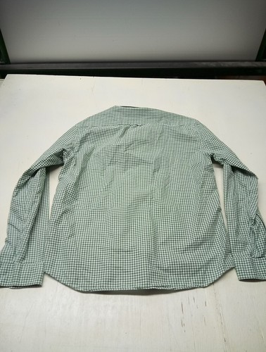 J.Crew Lightweight Oxford Cloth Green, White Checkered Cotton Button Down Shirt - Picture 5 of 5