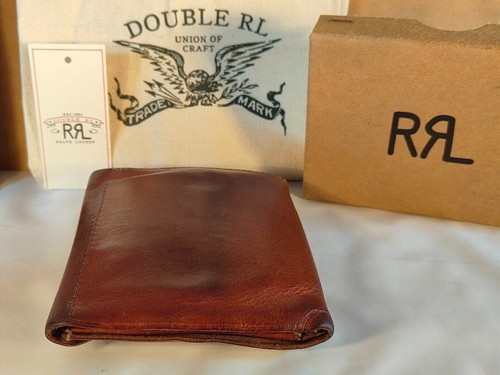 RRL RALPH LAUREN men's high-quality concho wallet thick genuine leather USED - Picture 13 of 20