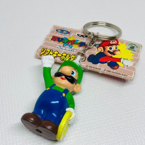 Banpresto 1999 Nintendo Super Mario Fiesta Figura Llavero Luigi - Imagen 8 de 8