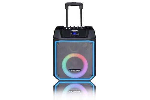 Blaupunkt Akku Partybox Karaoke 600W tragbar Lautsprecher Box Mikrofon Bluetooth - Afbeelding 9 van 10