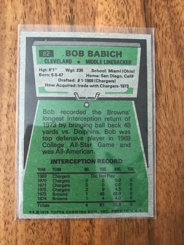 1975 Topps Football Cards #1-266 most EX/NM Set Break Pick to complete set ! - Picture 143 of 475