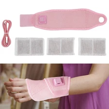 Wrist Heating Pad Wrap Heated Hand Wrist Thumb Brace Yoga Pain Relief Therapy