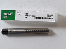 widia 11618 Straight Flute Hand Tap , 3/8"-24 , Bottoming , 4 Flutes, UNC