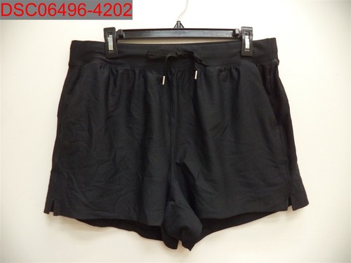 Neu mit Etikett - Old Navy Damen Black Jack hochtailliert PowerSoft lockere Shorts, Größe L