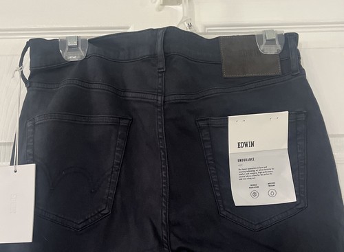 JEANS EDWIN MADDOX SLIM GAMBA DRITTA ENDURANCE Uomo 28 X 31 BLU NAVY Elasticizzato - Foto 4 di 7