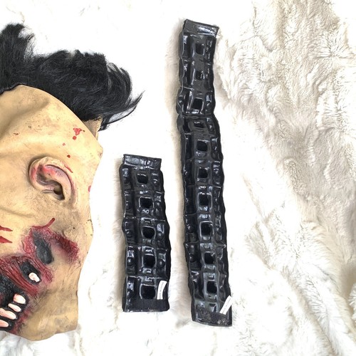 Zombie Mask Scary 3pc Adult Halloween Costume  Dress Up Cos Play Monster EUC - Picture 12 of 12