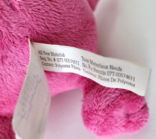 Mr Bubble Plush 2014 The Village Company Multipet Pink Soft Stuffed Hanging Toy - Picture 7 of 10