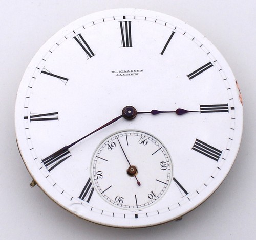 LeCoultre Brückenwerk Savonettte Taschenuhrwerk 42,76 mm mit Zifferblatt - Picture 2 of 3