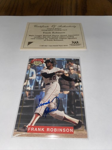 1994 Nabisco All Star Frank Robinson Auto Autograph Signed Card Orioles HOF  - Picture 1 of 6