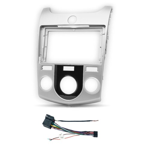 9''Auto Radio Stereo Frame Fascia Panel for KIA Forte(MT) Cerato 2009~2012 - Picture 3 of 14