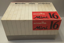 Vintage Minolta Mini-16 Projector, Original Case Box, Tested and Working