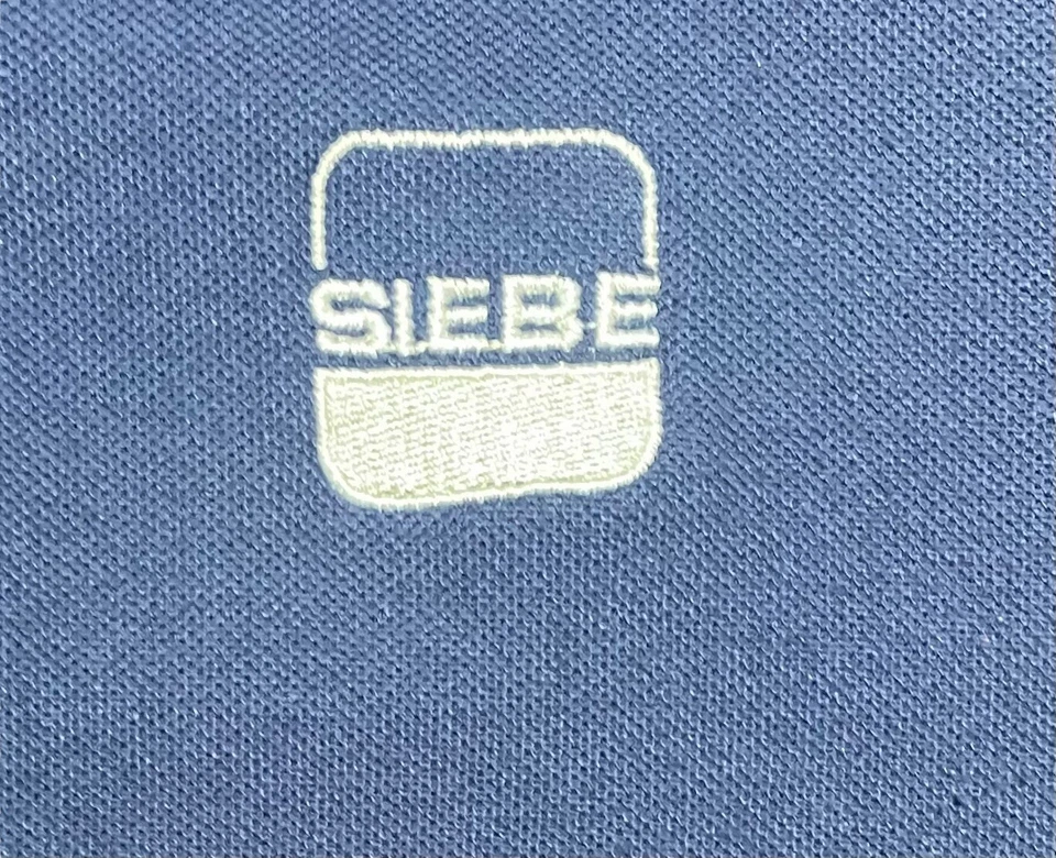 De Colección Para Hombre Hartwell Sports Siebe Azul Polo Manga Corta Talla Grande Pullover Foto 4 de 4