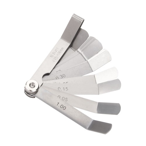 1x Hohe Festigkeit 0.05mm-1mm 16 klingen Ventil Offset Ventil Kolben Fühlerlehre - Picture 2 of 6