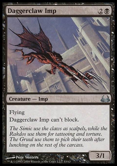 Magic the Gathering MTG Daggerclaw Imp (33) DD Divine vs. Demonic