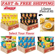 Lay's Potato Chips, Classic, 1 Ounce (Pack of 40) (Select Your Flavor)