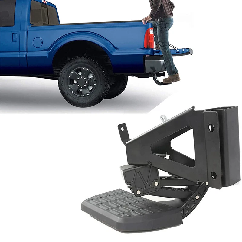 Fits 2015-2022 Ford F150 Pickup Rear Bumper Side Trunk Bed Step Matte 75412-01A Foto 2 de 4